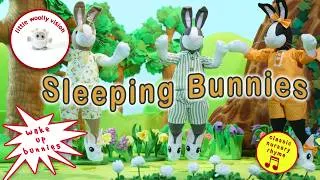 Thumbnail: Sleeping Bunnies | Little Woolly Vision - Stop-Motion Animated, British Accent Nursery Rhymes
