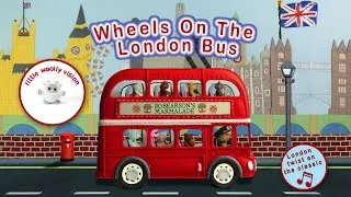 Thumbnail: Wheels on the London Bus | Little Woolly Vision - Stop-Motion Animated Nursery Rhymes & Kids Songs