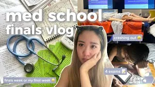 Thumbnail: Med school finals vlog🩺(final exams + crashing out)