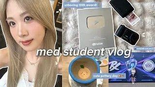 Thumbnail: Med student vlog🪴| valorant masters london, pottery day, final exams study cram