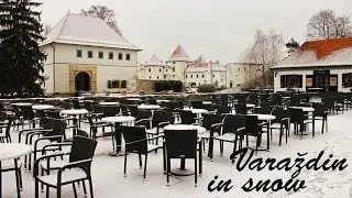 Thumbnail: Varaždin in snow - Postcard