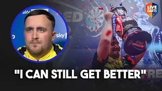 Thumbnail: "FAR FROM DONE" | Luke Littler reacts to record-breaking World Matchplay title defence