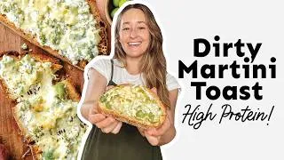 Thumbnail: Dirty Martini Toast (High Protein!)