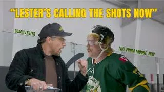 Thumbnail: Lester coaches Lindy's beer league team like he's Mike Babcock | Live From Moose Jaw
