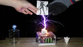Thumbnail: 😳 Demogorgon vs Tesla coil: Ultimate Showdown #strangerthings #experiment