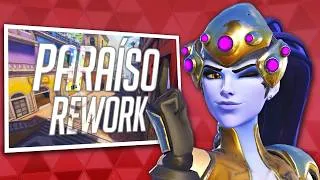 Thumbnail: Widowmaker is INSANE on the *NEW* Reworked Paraíso Map in Overwatch