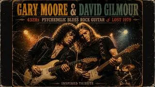Thumbnail: Gary Moore & David Gilmour  – 432Hz Psychedelic Blues Rock Guitar🎸 Lost 1979 (Inspired Tribute)