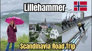Thumbnail: LILLEHAMMER Ski Jumpers in Action!, Town & Massive Open Air Museum (Maihaugen) NORWAY