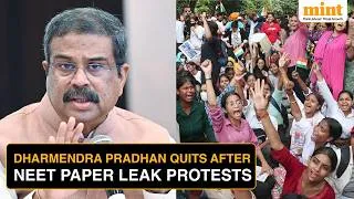 Thumbnail: Education Minister Dharmendra Pradhan Quits Amid NEET Paper Leak Row | 'Students' Future Come First'