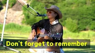 Thumbnail: Don't forget to remember (Bee Gees) / I sat comfortably in the beautiful nature and sang~