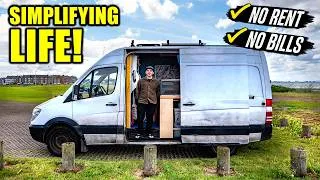 Thumbnail: He Spent £25K on RENT - So Built a Secret Home in a £2K Builders Van!