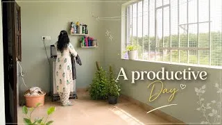 Thumbnail: A Productive Day at Home | Cleaning, Cooking & Organising | My New Purchase 