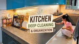 Thumbnail: SMART TIPS For Kitchen Deep Cleaning & Countertop Organization | Small Kitchen Organization IDEAS 