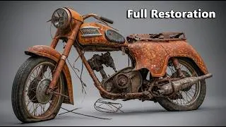 Thumbnail: Full Restoration Bullet Motorcycle - Abandoned 64 Years Old British Triumph Full Rebuild