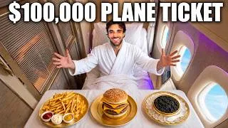 Thumbnail: 80 HOURS in the WORLD'S #1 RATED FIRST CLASS ($100,000 Ticket)!