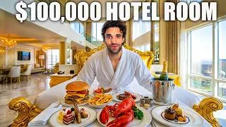 Thumbnail: I Stayed at the SAME HOTEL for $100, $1,000, $10,000 & $100,000!