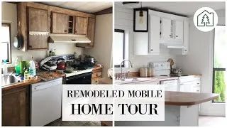 Thumbnail: UNBELIEVABLE SINGLE WIDE MOBILE HOME RENOVATION! | Before and After | Mobile Home Investing