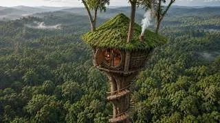 Thumbnail: Man Builds a Secret Treehouse in 150 Days | From Start to Finish