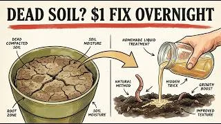 Thumbnail: Soak Dead Soil in This $1 Brew Overnight — Watch Microbes Explode by Morning