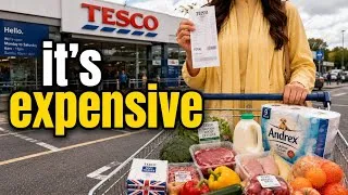 Thumbnail: Cost of grocery shopping in UK 2026 - UK grocery prices for a couple with no kids