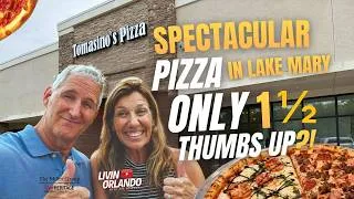 Thumbnail: The Pizza Was Spectacular… So Why Only 1½ Thumbs? | Tomasino’s Pizza Lake Mary