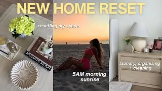 Thumbnail: SETTLING INTO MY NEW HOME | 5AM sunrise, weekly reset & getting organized