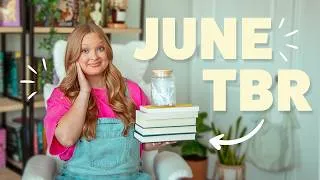 Thumbnail: JUNE TBR \\ blindly choosing my summer tbr ☀️ tbr jar picks all my reads for the month!