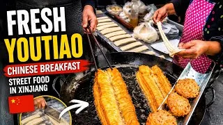 Thumbnail: Fresh Youtiao From Scratch | Chinese Breakfast Street Food in Xinjiang