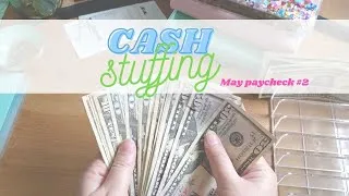 Thumbnail: May Paycheck #2 | Cash Envelope Stuffing | Variable Expenses | Challenges | Budget With Me