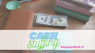 Thumbnail: May Paycheck #1 | Cash Envelope Stuffing | Variable Expenses | Challenges | Budget With Me