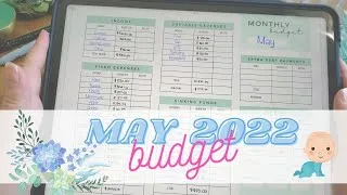 Thumbnail: Budget With Me | May 2022 | Monthly Budget | Debt Free Journey