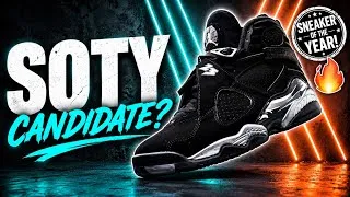 Thumbnail: Are The Jordan 8 Chrome SOTY? (Deep Dive + On Foot) 