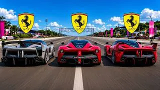Thumbnail: LFERRARI Vs FXX-K EVO Vs FXX-K| DRAG RACE | FH6