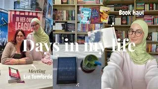 Thumbnail: a few days in my life 💛 ౨ৎ  meeting Liz Tomforde, sharing exciting news & bookhauls 💌🌷