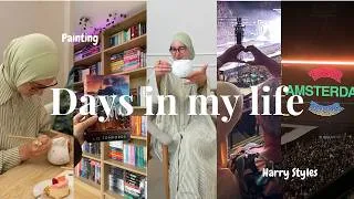 Thumbnail: a few days in my life 🎀 ౨ৎ  Harry Styles N10, event, reading the windy city series 🌼📖✨
