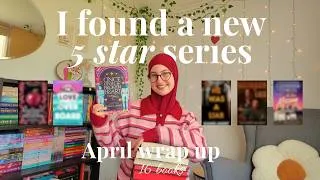 Thumbnail: I read 16 books in April and found a new 5 star ⭐️ series  ౨ৎ  romance, ya fantasy & thriller recs