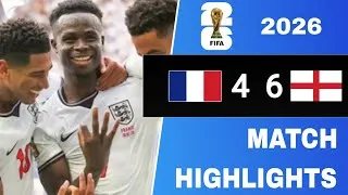 Thumbnail: France 4-6 England | Crazy 10-Goal ! | FIFA World Cup 2026 Highlights