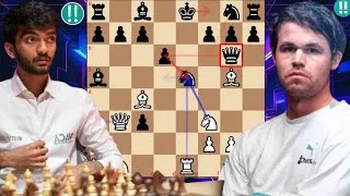 Thumbnail: Magnus Carlsen vs Gukesh Dommaraju Ches Game #chess #chessgame 
