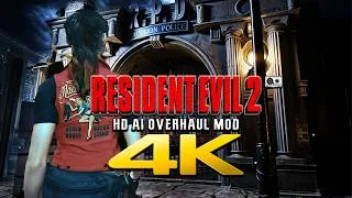 Thumbnail: RESIDENT EVIL 2 | HD AI OVERHAUL 1.0 | CLAIRE A NIGHTMARE | Full Gameplay No Commentary | 4K 60fps
