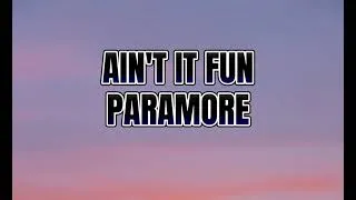 Thumbnail: Ain't it fun -Paramore (lyrics)