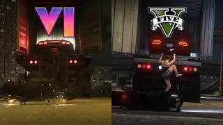 Thumbnail: [Side by Side] GTA VI Trailer 2 vs GTA V Enhanced