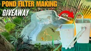 Thumbnail: Mera Sabse Bada DIY Koi Fish Pond Filter Bana Diya! 😱 | Giveaway Announcement 🎁