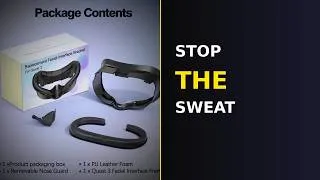 Thumbnail: Meta Quest 3 Face Pad Upgrade – Stop the Sweat & Slipping 🎮