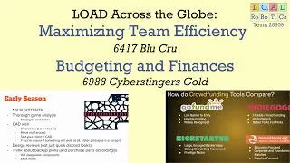 Thumbnail: LOAD Across the Globe Meeting - Team Efficiency and Budgeting - Teams 6417 and 6988 (November 2025)