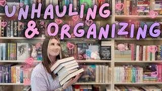 Thumbnail: unhauling & reorganizing my bookshelves to help grief & depression