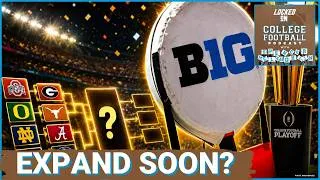 Thumbnail: REPORT: Big 10 EXPANSION Plans for College Football Playoff Could Feature WEIRD Format--TAMU Elite?