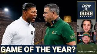Thumbnail: Notre Dame vs. Miami GAME OF THE YEAR Preview: Can the Irish Get REVENGE Against The Hurricanes?