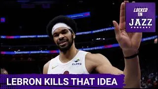 Thumbnail: LeBron James SHATTERS Utah Jazz Fans Hopes for Jarrett Allen in Philadelphia 76ers Earthquake