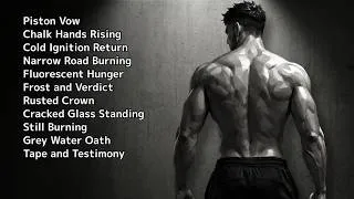 Thumbnail: NO EXCUSES - BUILT IN SILENCE🔥Trap & Rap Rock Workout Playlist Gym Motivation Music | Still Burning