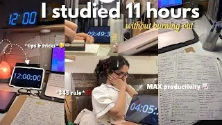 Thumbnail: I Studied for 10+ HOURS | Here’s How I Did It | 3-4-5 Study Rule📚